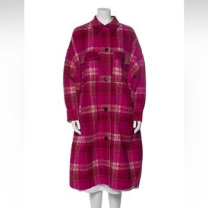 Isabel Marant Etoile Pink Fontizi Coat